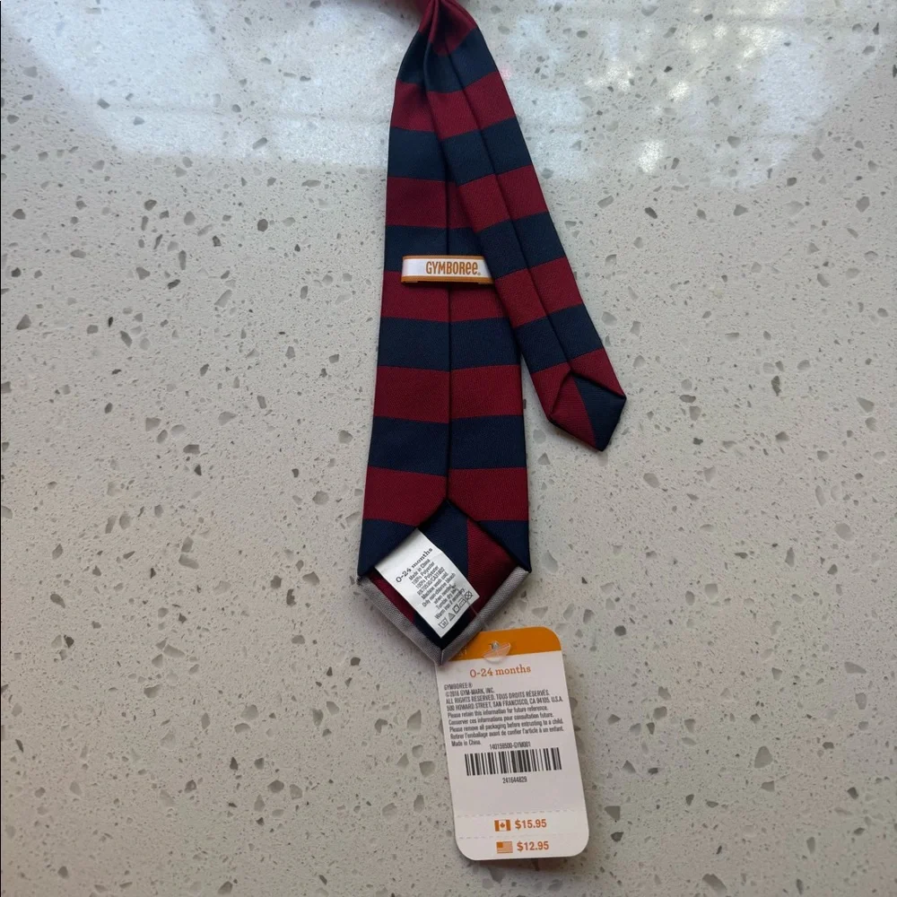 Adorable new baby Christmas snowman tie